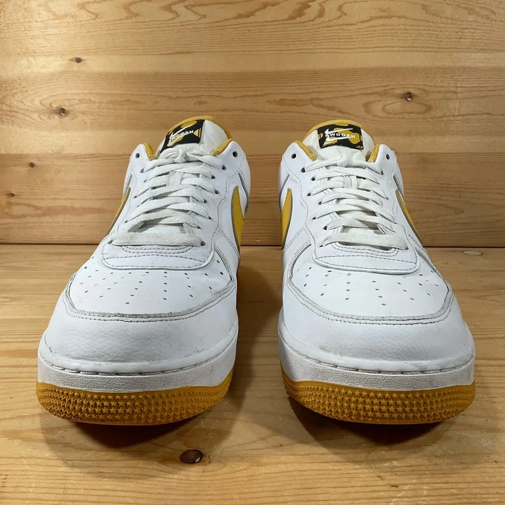 Nike Air Force 1 '07 LV8 Double Swoosh Men’s 12 White Light Ginger CT2300-100
